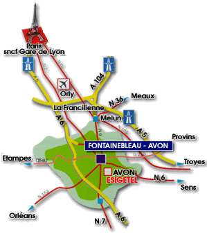 Plan d'acces général